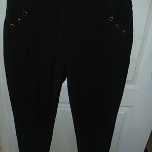 Black Straight Pants